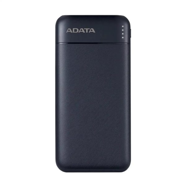 ADATA C100 10,000mAh Fast-Charge Power Bank — Black