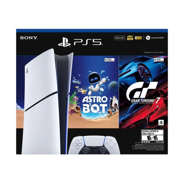PlayStation 5 Digital Edition 825GB + GT7 + Astro Bot