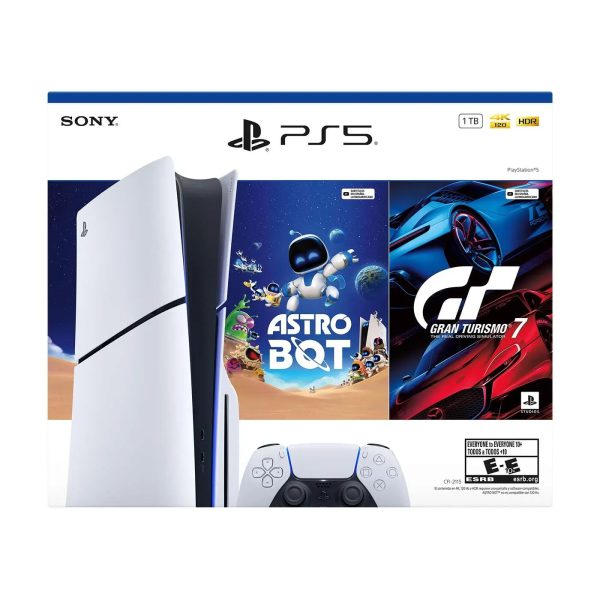 PlayStation 5 Console 1TB + GT7 + Astro Bot Bundle