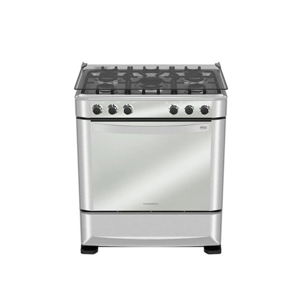 Mabe 5-Burner Gas Range with Oven — Stainless Steel