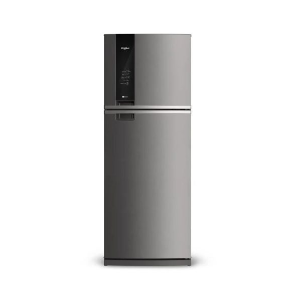 Whirlpool No Frost Top Freezer Refrigerator 468L — Grey