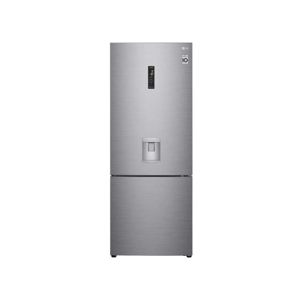 LG No Frost Bottom Freezer Refrigerator 461L — Grey