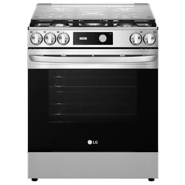 LG 5-Burner Gas Range with Oven — Stainless Steel