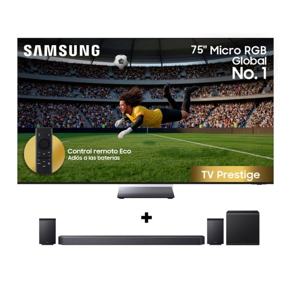 Samsung 75" R95H 4K Mini LED MicroRGB AI Smart TV + HW-Q930H Soundbar